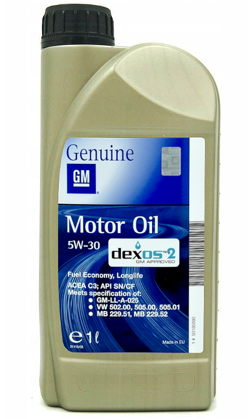 Motorový olej GM Opel Genuine Dexos2 5W-30 1L OPEL GM