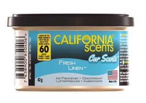Osvěžovač - CAR SCENTS Fresh Linen / vůně čerstvě vypráno California Scents