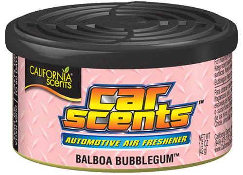 Osvěžovač - CAR SCENTS Balboa Bubblegum / vůně žvýkačka California Scents