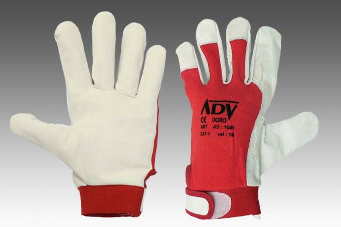 Pracovní rukavice DORO vel. 9 kombinované ADV