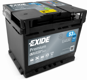 Autobaterie EXIDE Premium 12V 53Ah 540A EA530