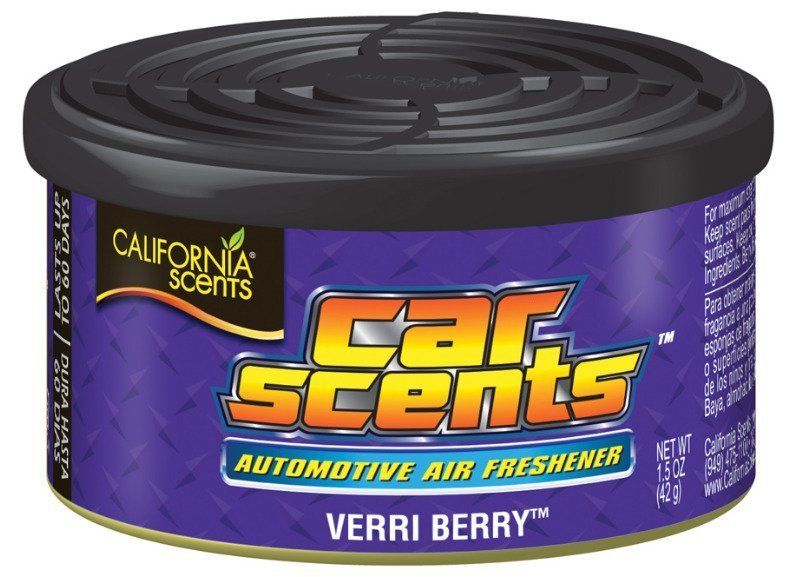 Osvěžovač - CAR SCENTS Verri Berry / vůně borůvka California Scents